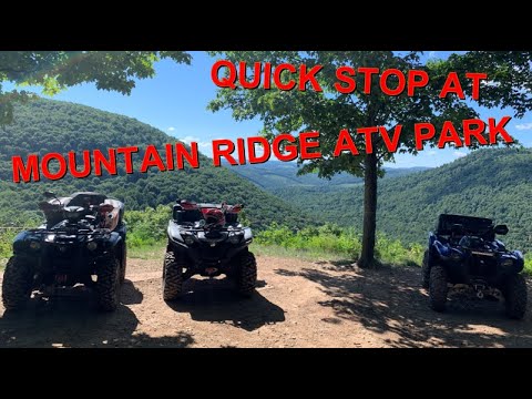 Quick Stop at Mountain Ridge ATV Park with Frank | Yamaha Grizzly | Kodiak 700