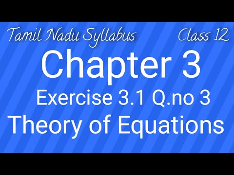 Class 12 Maths Chapter 3 Exercise 3.1 Q.no 3