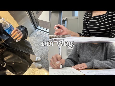 vlog • 너가 행복하길 바랬는데 시험기간이더라 • 도서관에서 공부하고 시험 보고 로스쿨 면접 준비하는 일상 • 대학생 시험기간 브이로그 | uni exam vlog