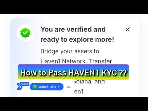 HAVEN1 KYC Verification : Ikorwa gute?