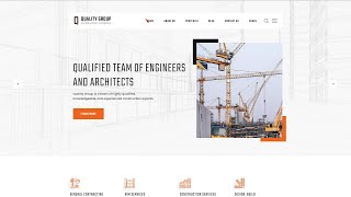Quality Group - Construction Company Clean Multipage HTML5 Website Template - 47125