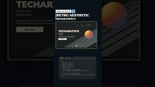 Retro Aesthetic Effect Using HTML CSS & JS          #frontend #css #javascript #coding #css3
