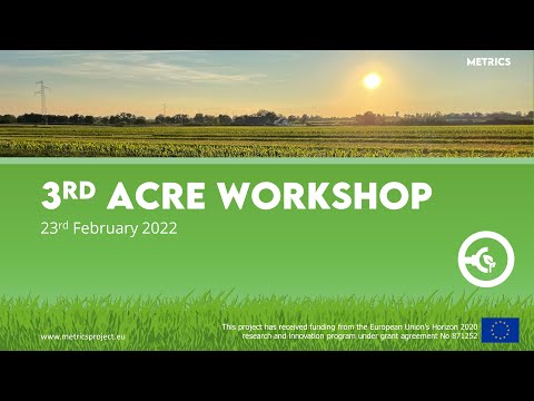 3rd ACRE workshop