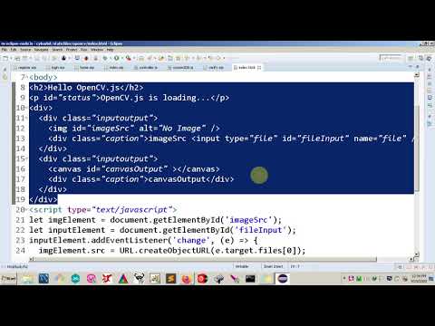 nodejs tutorial web app   introduction to opencv 111