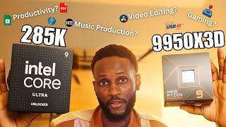 DON’T MAKE A MISTAKE! Ryzen 9 9950X3D vs Intel Core Ultra 9 285K | Hands-On Real World Test