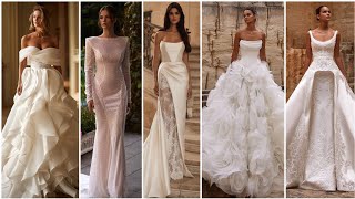 "Simple Yet Heavenly Wedding Dresses | Elegant Bridal Gowns for a Dreamy Look"