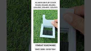 Aluminium Flip Cover for Desktop – Elegant & Functional Cable Management Solution