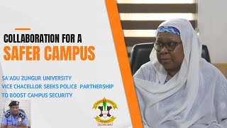 Sa'adu Zungur University VC Advocates for Joint Security Initiatives with Police