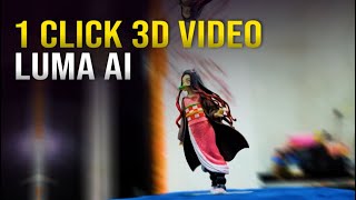 Create Pro 3D Videos in 1 Click | Luma AI Tutorial (No 3D Knowledge Required)