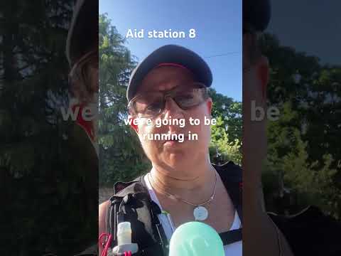 Aid station 8 of my 82k race #ultramarathonrunner #100kgto100km