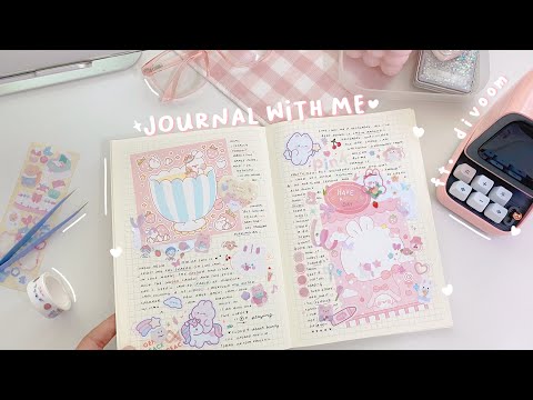 journal with me / midori a5 💭 ft. divoom ditoo pixel speaker 🍧