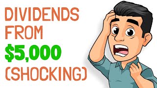 Here's what a $5,000 Dividend Portfolio Pays You MONTHLY