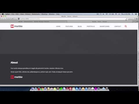 Marble - Create Footer