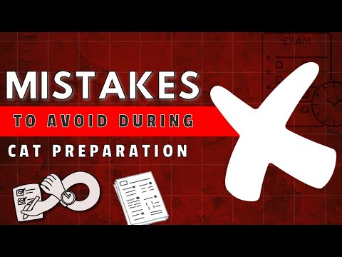 Avoid These Common Mistakes During Your CAT Prep | Boost Your Score! #mba  #cat #exam #college #