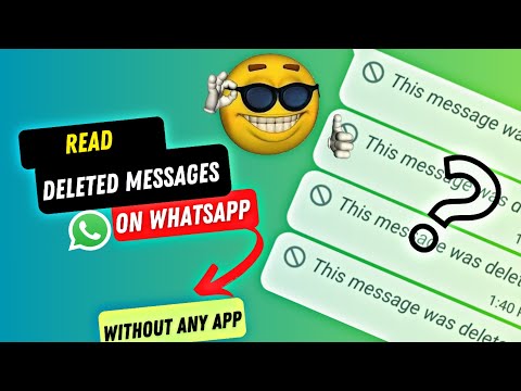 How to read deleted messages on whatsapp |Whatsapp delete msg kaise dekhe