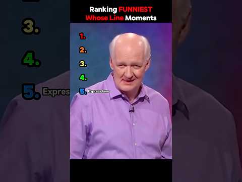 Ranking FUNNIEST Whose Line Moments #comedy #whoseline #ranking #funny #viral
