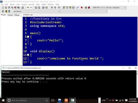 C++ Simple Function