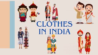 Traditional Dress In Indian States|| Modern clothes in INDIA || Clothes of Indian states