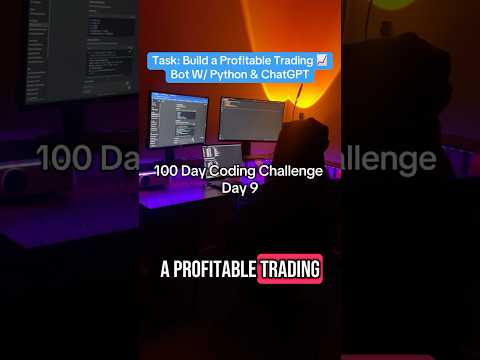 Building a Trading📈 Bot W/ Python & ChatGPT #coding #100daysofcode #python #softwareengineer