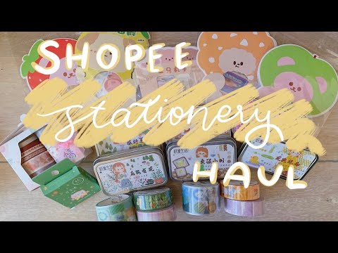 ✨Shopee Stationery Haul and Journal With Me ✨
