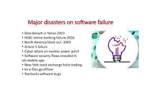 Major disasters on software failure part-1