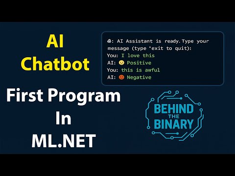 🤖 AI Chatbot with ML NET