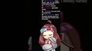Zoro Realization in the Whitest Way Possible #vtuber #reaction #anime #onepiece #clips #funny