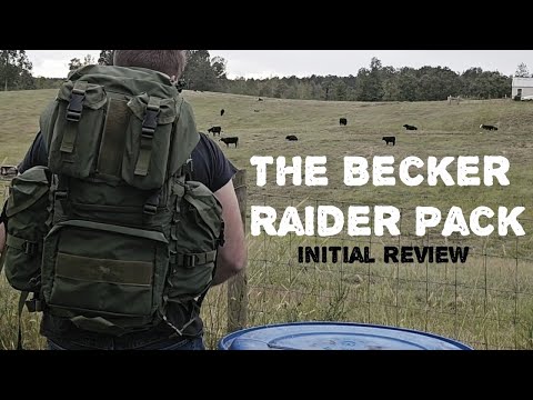 Becker RAIDER Pack from Bongo Gear Initial Review