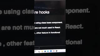 Why React Hooks are used? Day 04 #reactjs #100daysofcode #frontend