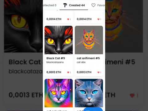 #nft #art #opensea #openseanft #blockchain #digitalart #polygon #ethereum #catart #crypto