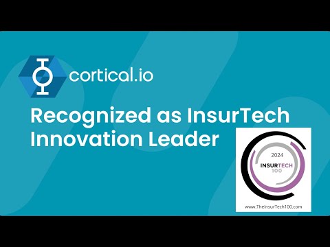 Cortical.io Ranked Among Leading Innovators Transforming the Insurance Industry