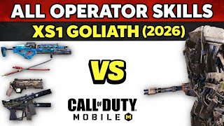 All Operator Skills vs XS1 Goliath in COD Mobile (2026) | Full Comparison