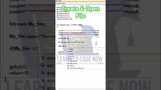 Create & Open File. #coding #programmingtips #programming #programmingfun #programmingparadigm #code