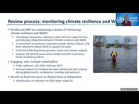 Monitoring climate resilient WASH a review of evidence Webinar 1 120225