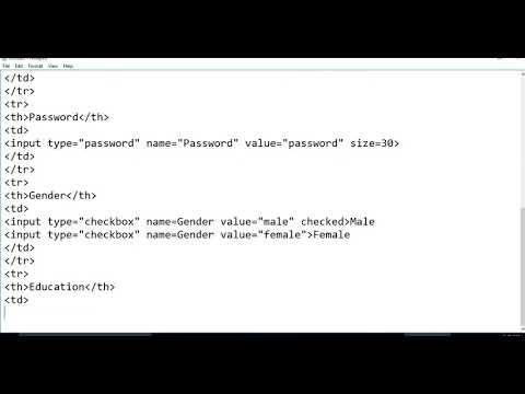 Forms In HTML