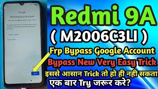 Mi 9A (M2006C3LI) miui 12 FRP Bypass Google Account Without PC 💻 2021 New Mi...बिलकुल Easy Method