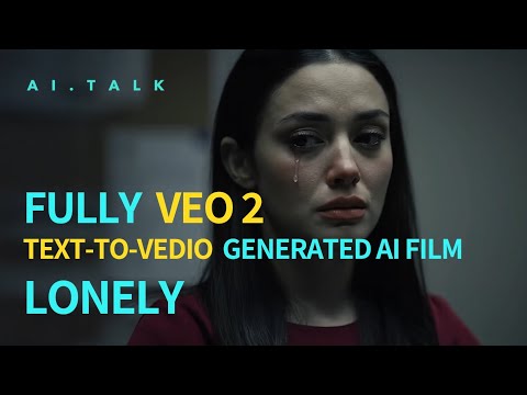完全使用VEO2文生视频的实验短片《Lonely》，真实感和角色一致性的新高度。人工智能 ｜AI电影 ｜ 文生视频 ｜ 一致性 ｜科幻 ｜ 悬疑 ｜DeepSeek ｜AI.TALK ｜汗青hq