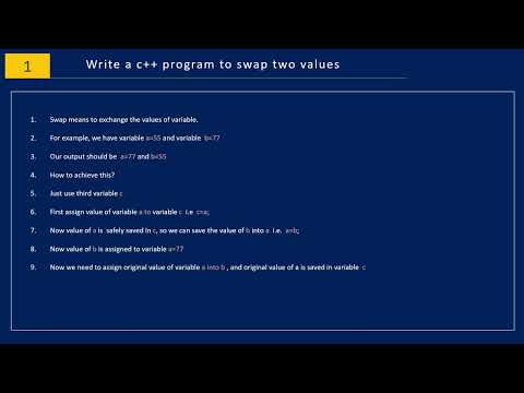 Swapping Two Numbers in C++ Made Simple With Temporary Variable
