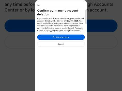How to Delete Instagram account in 10 Seconds | #instagram #howto