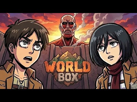 L'HUMANITE peut-elle VAINCRE les TITANS sur Worldbox ?