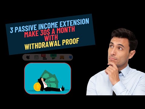 Unlock Earnings On Autopilot: Top 3 Passive Income Extensions Revealed!- Read Decription