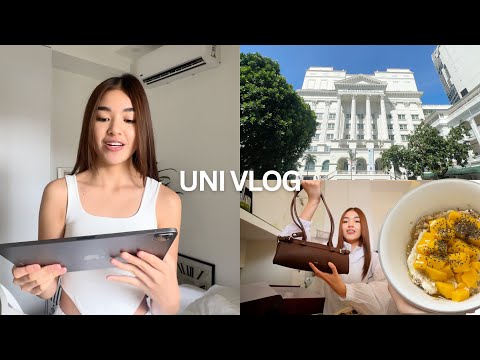 UNI VLOG 💻 busy days, finals, tournament, pr haul, catching up on school works