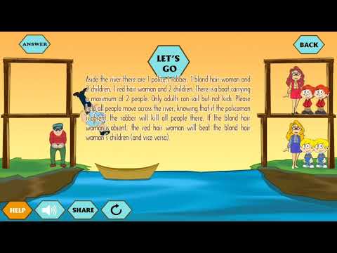 River Crossing IQ Answers Logic 7 #river #crossing #iq #logic7