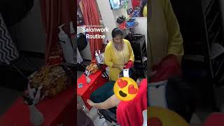 salonwork Routine 😓#daliyroutine #skincare #waxing #beauty #youtubeindia #youtubeshorts #youtube