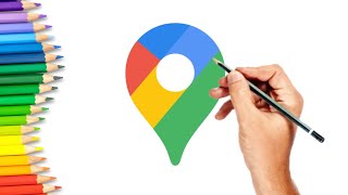 How to draw the Google Map Logo