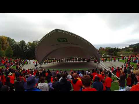 Secwépemc Honour Song - Coquitlam BC - Lafarge Lake - 30Sept2021 2:15pm