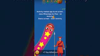 What is Activity in Android?Activity = One screen of your Android app #androiddev #androidcommunity