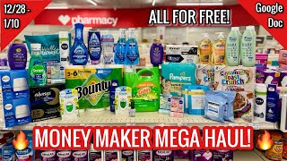 CVS Free & Cheap Coupon Deals & Haul| 12/28 - 1/10 | MONEY MAKER MEGA HAUL! 🙌🏾| Learn CVS Couponing