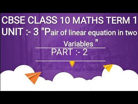 class 10 maths unit 3 part 2