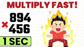 This Trick Will Teach You 3-Digit Multiplication Trick for Olympiads, SAT, GMAT, Harvard Exams